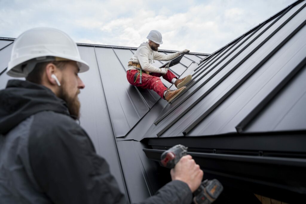 Deux hommes travaillant ensemble-Mickaël Multiservices Hautes-Pyrénées